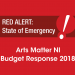 Arts Matter NI Budget Response 2018 FINAL